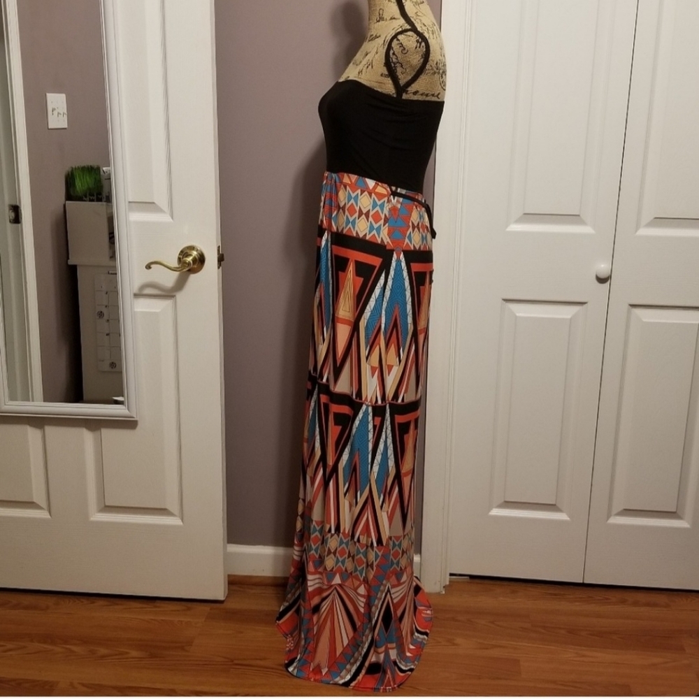 Multi Color Maxi Dress - Picture 3 of 5